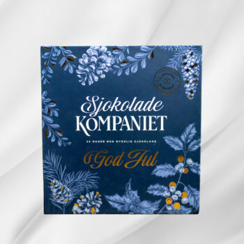 Bilde av Julekalender – elegant eske med 24 luker fylt med håndlaget sjokolade, marsipan, geleer og drasjerte delikatesser i 13 ulike smaker for en smakfull nedtelling til jul.